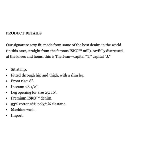 Madewell 8” Skinny Jeans in Trent Wash The Knee Rip Edition - sz 28 - Picture 5 of 11